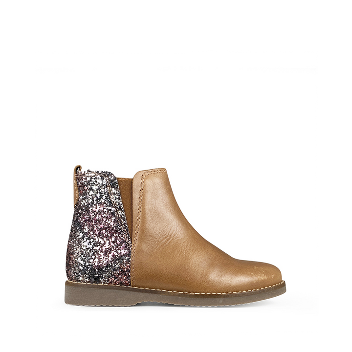 Boot brown / glitter