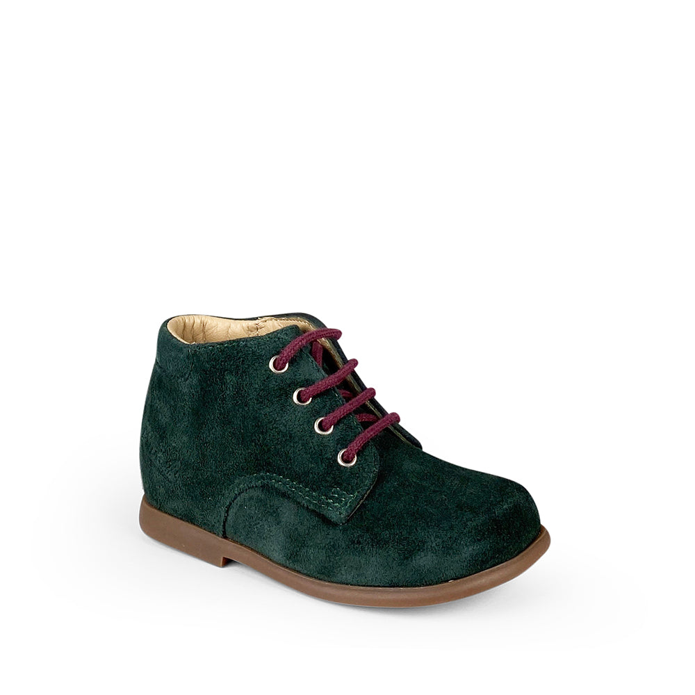 Ankle boots in dark green