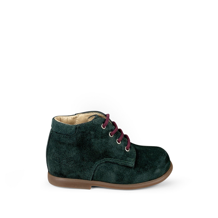 Ankle boots in dark green