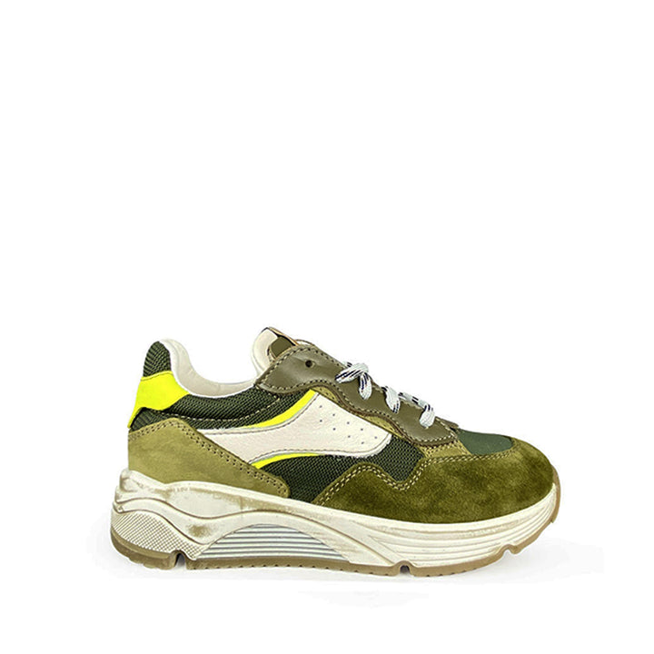 Sneaker groen / wit