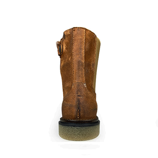 Bruine veterboot met rits