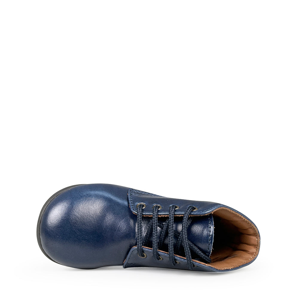 Lace-up shoe dark blue