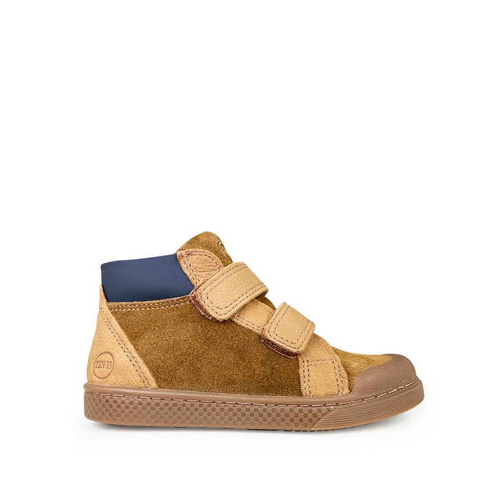 Sneaker camel / blue