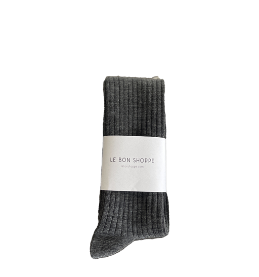 Le Bon Shoppe - schoolgirl knee socks - dark gray