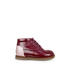 Lace-up shoe burgundy / pink