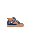 Bruin en blauwe sneaker