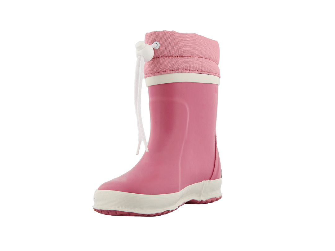 Rain boots pink / wool