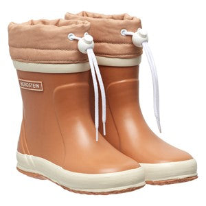 Rain boots bronze / wool