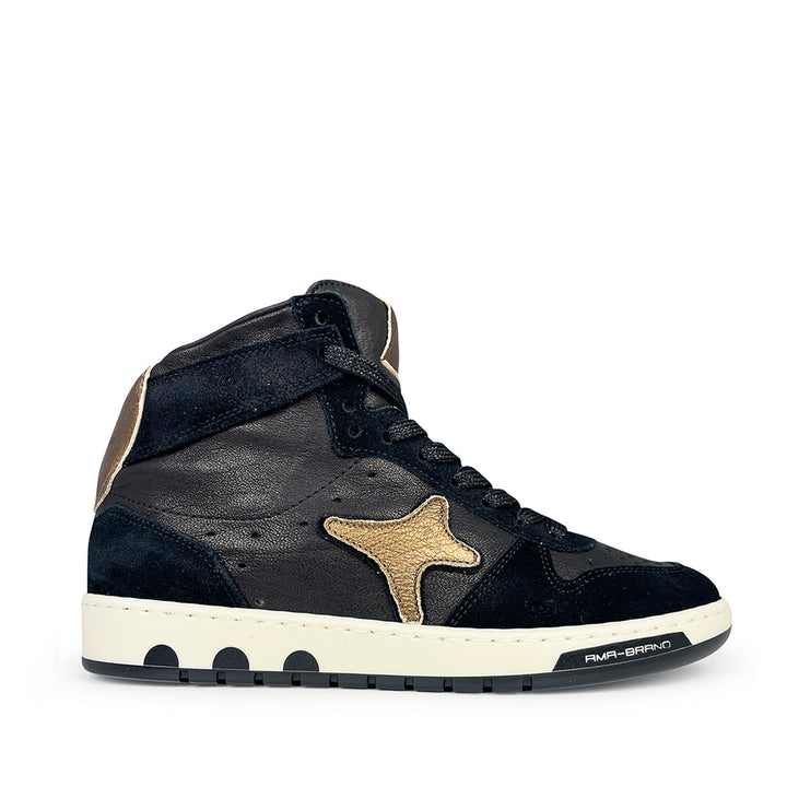 Sneaker black / bronze