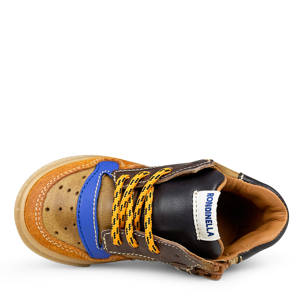 Brown blue sneaker