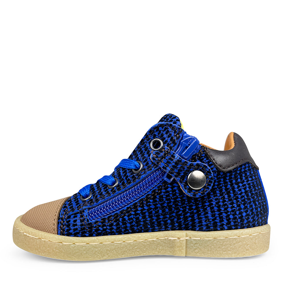 Blauwe sneaker