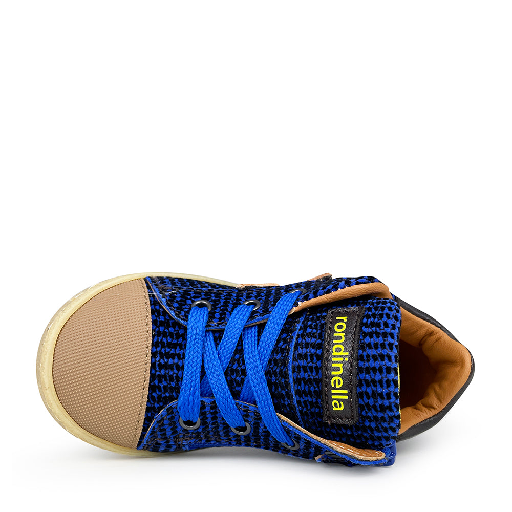 Blauwe sneaker