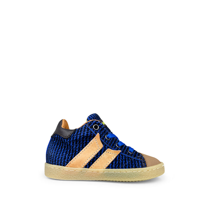 Blauwe sneaker