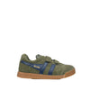 Sneaker khaki / blue