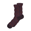 Dark purple socks with glitter and texture