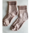 Le Bon Shoppe - Girlfriend Socks old pink/brown