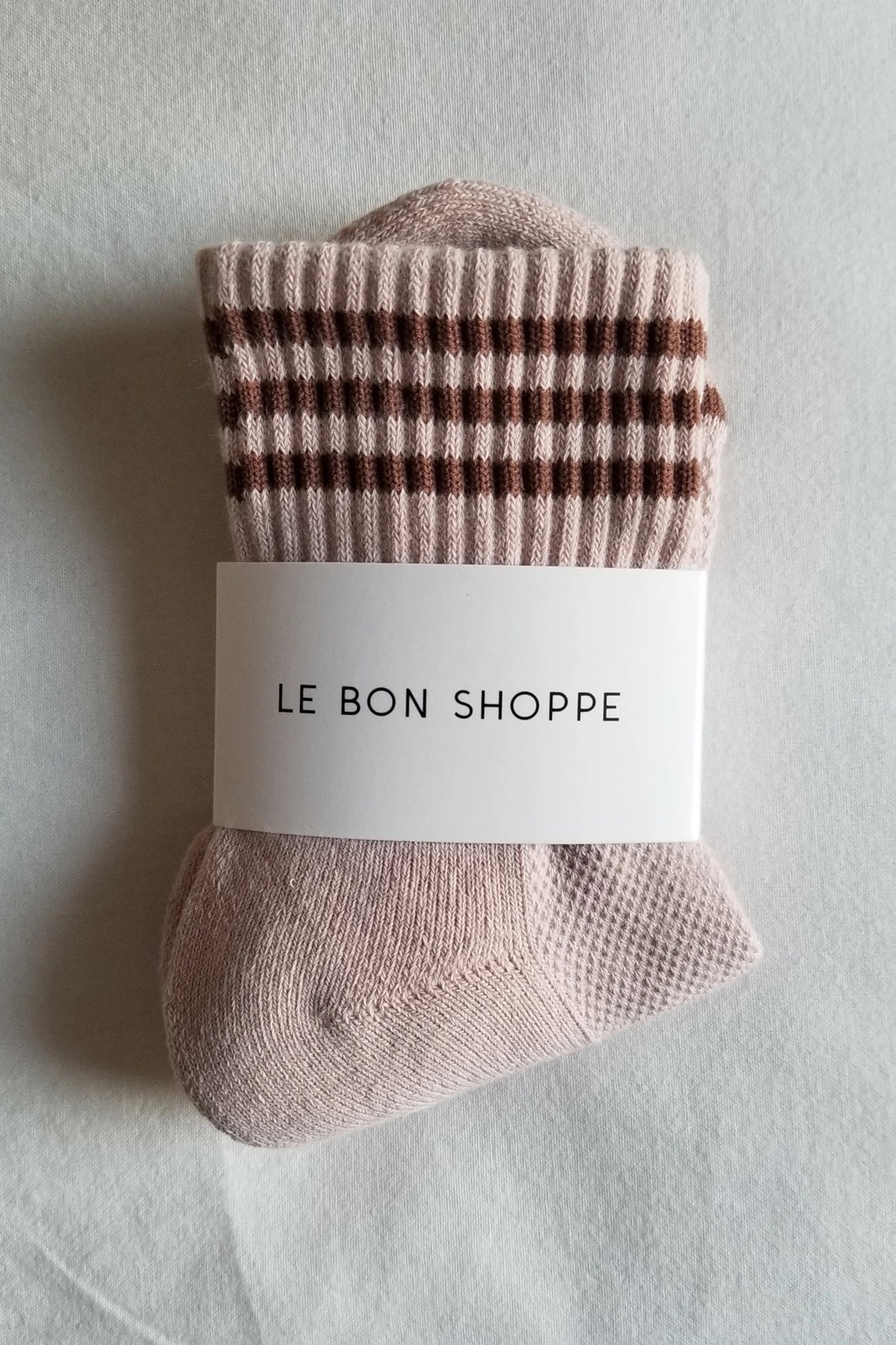 Le Bon Shoppe - Girlfriend Socks old pink/brown