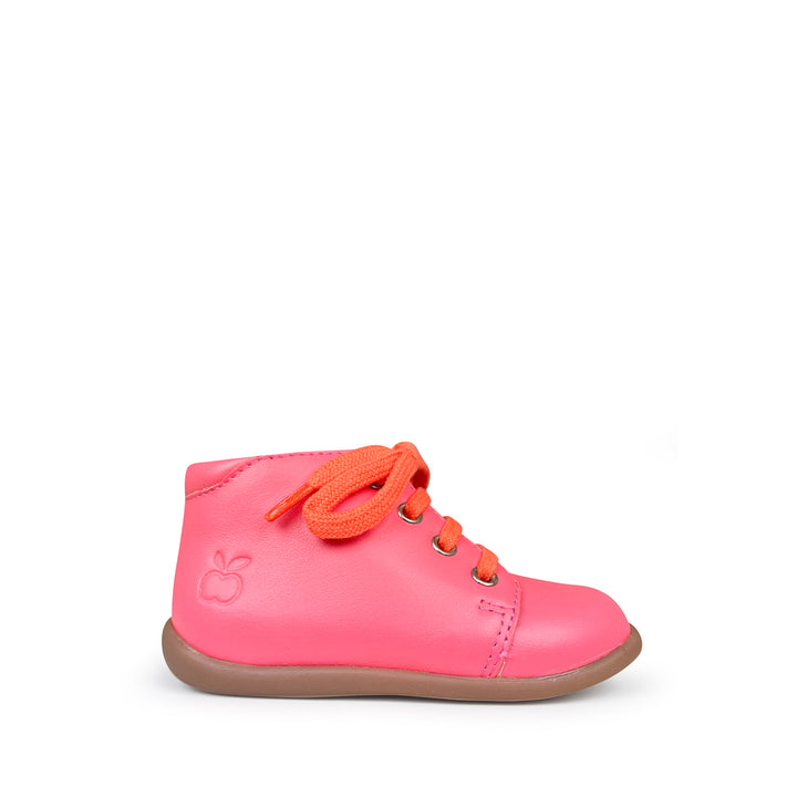 Stand up ankle boots coral