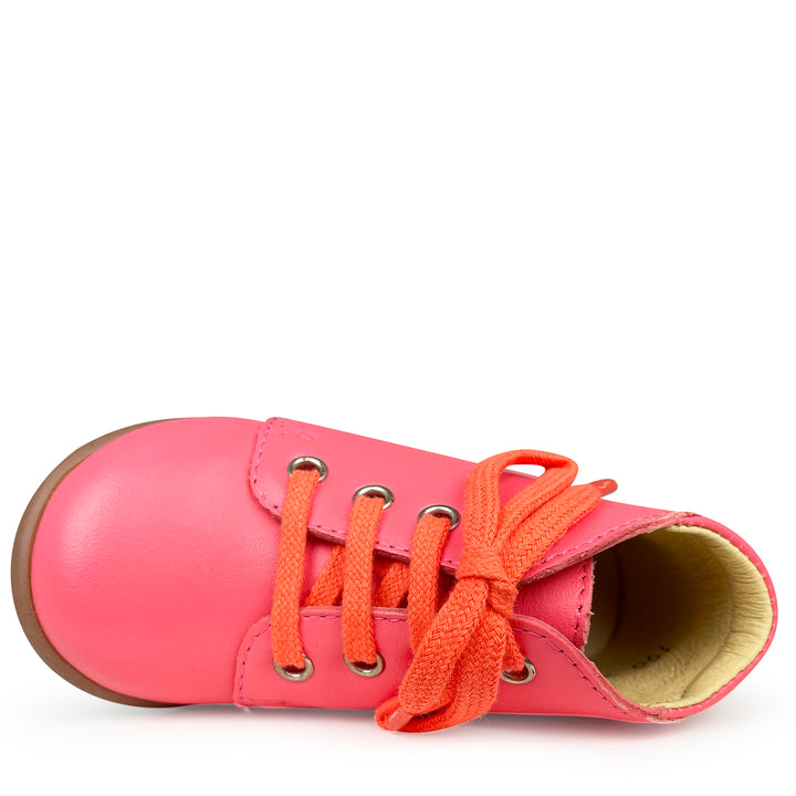 Stand up ankle boots coral