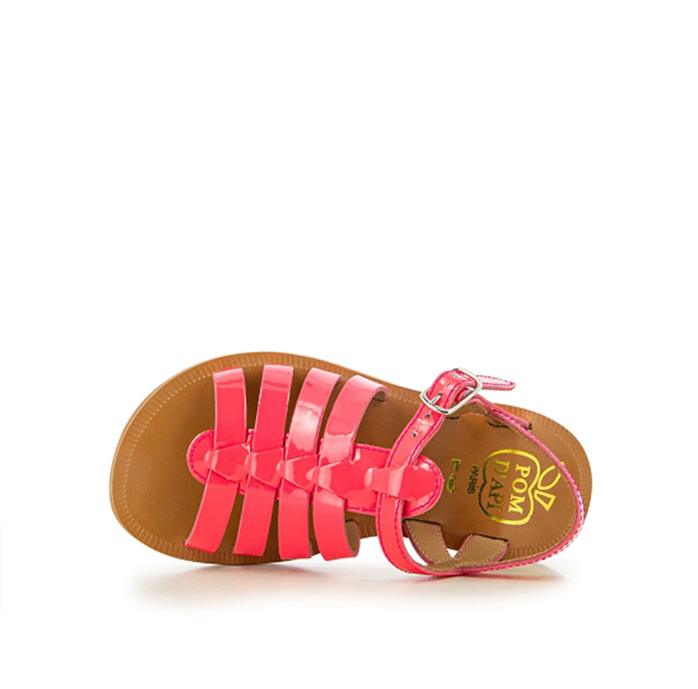 Plagette strap pink neon