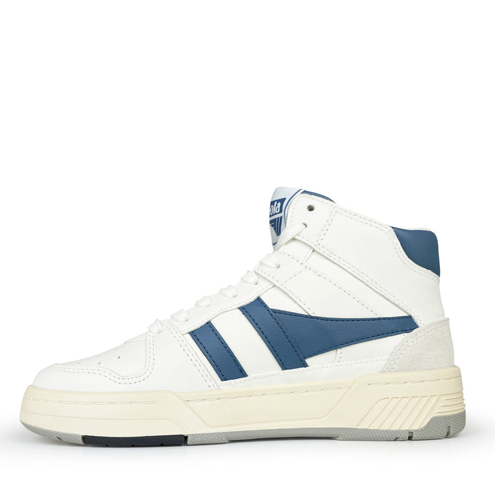 Challenge high sneaker blauw / wit