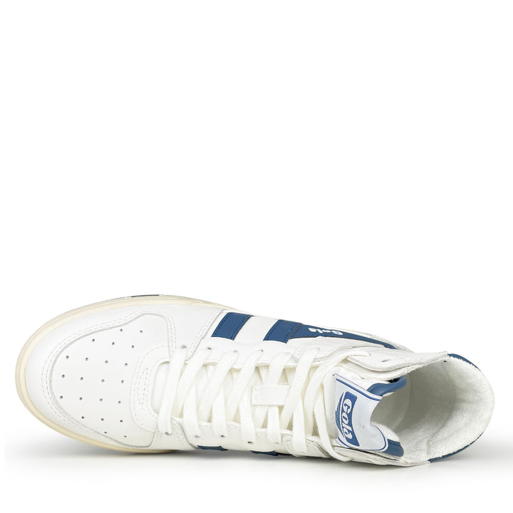Challenge high sneaker blauw / wit