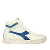 Sneaker ecru / blauw