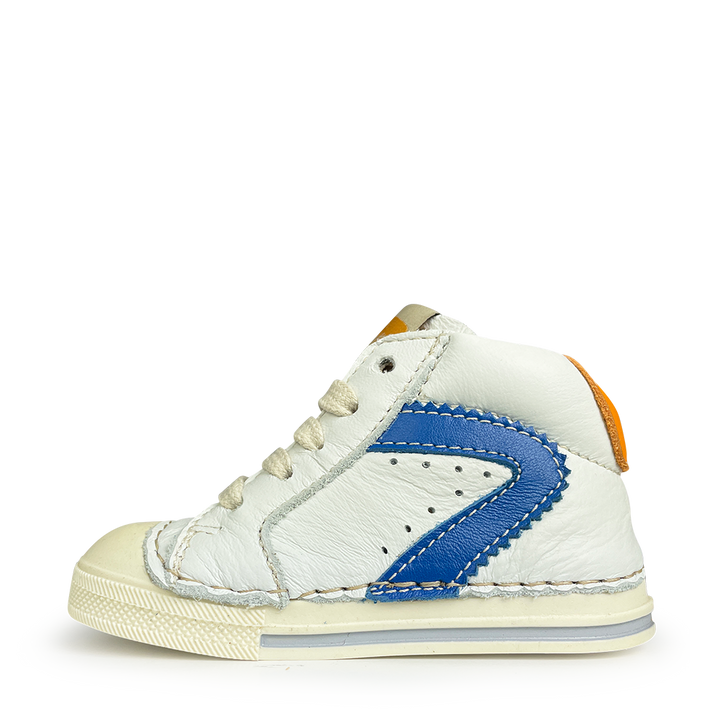 Sneaker wit / blauw