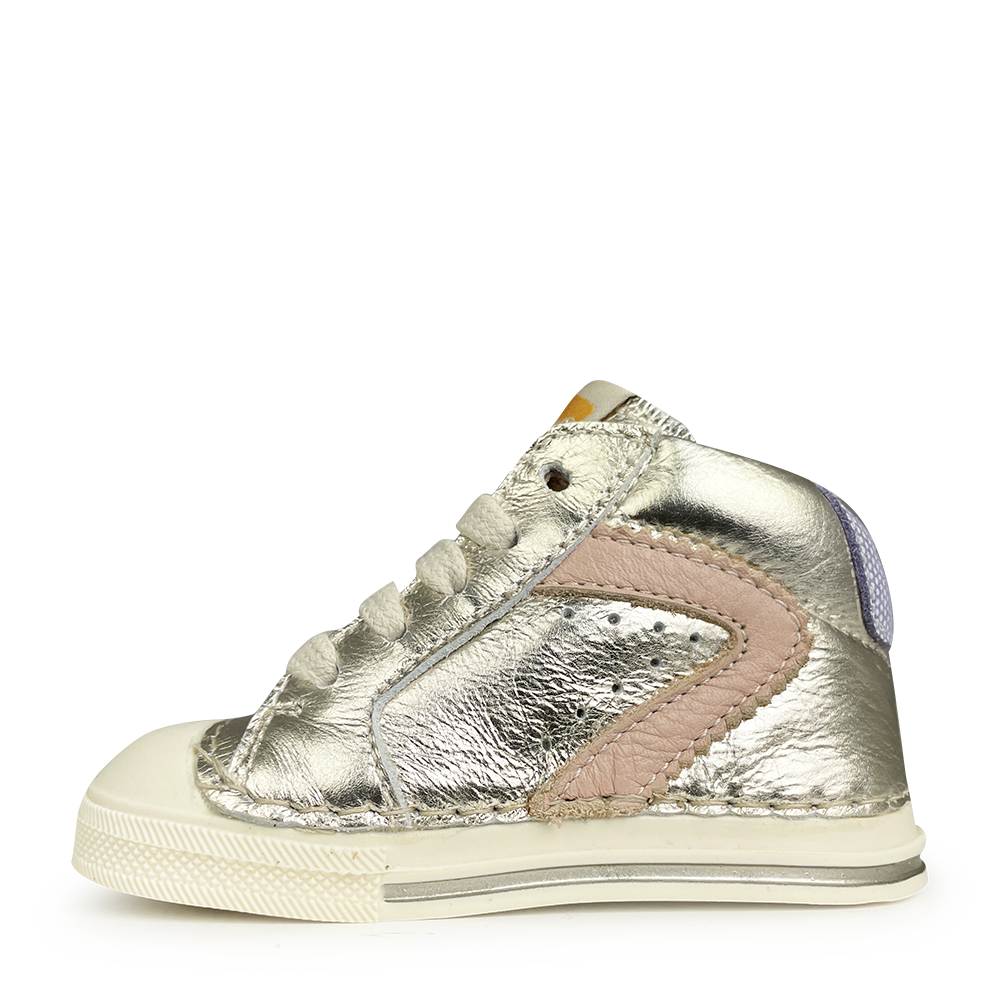 Sneaker zilver / roze