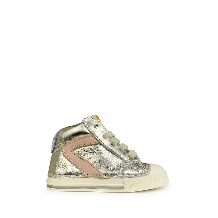 Sneaker silver / pink