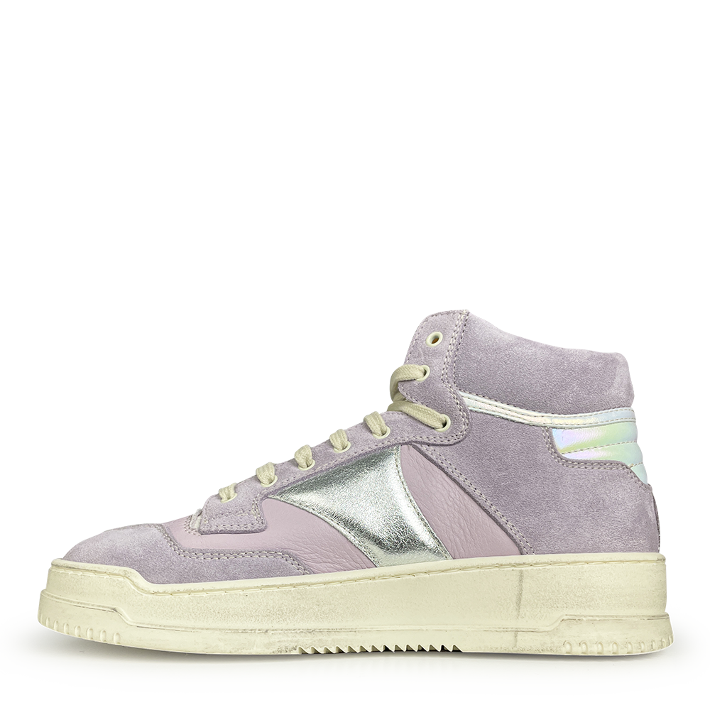 Sneaker lila / zilver