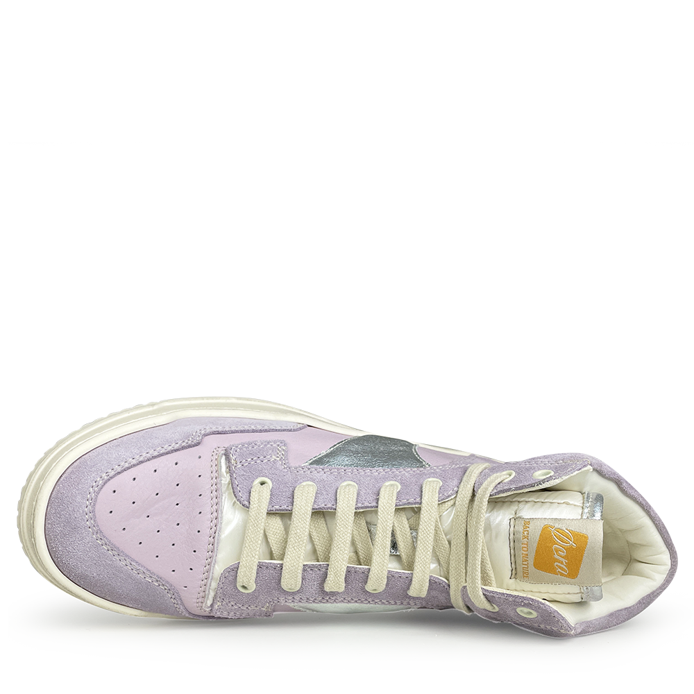 Sneaker lila / zilver