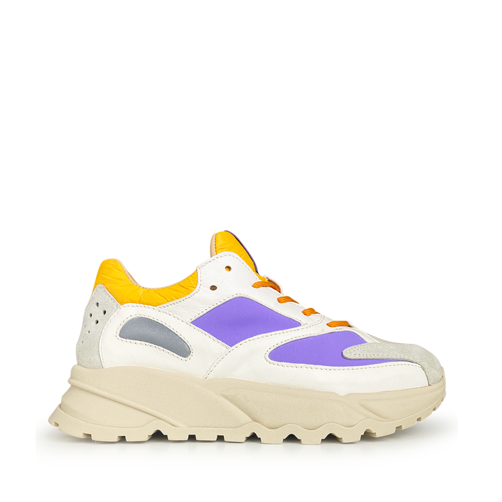 Sneaker white and purple