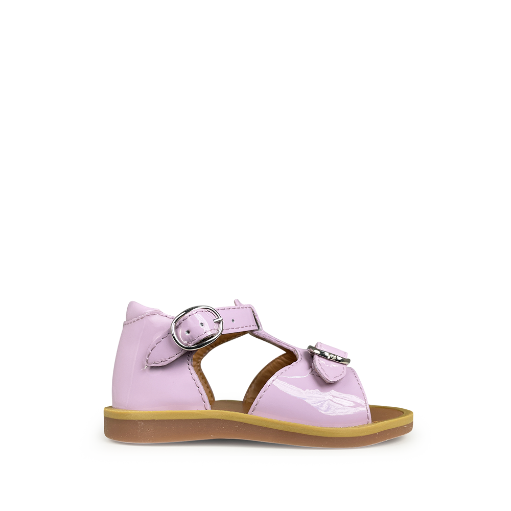 Sandal purple patent