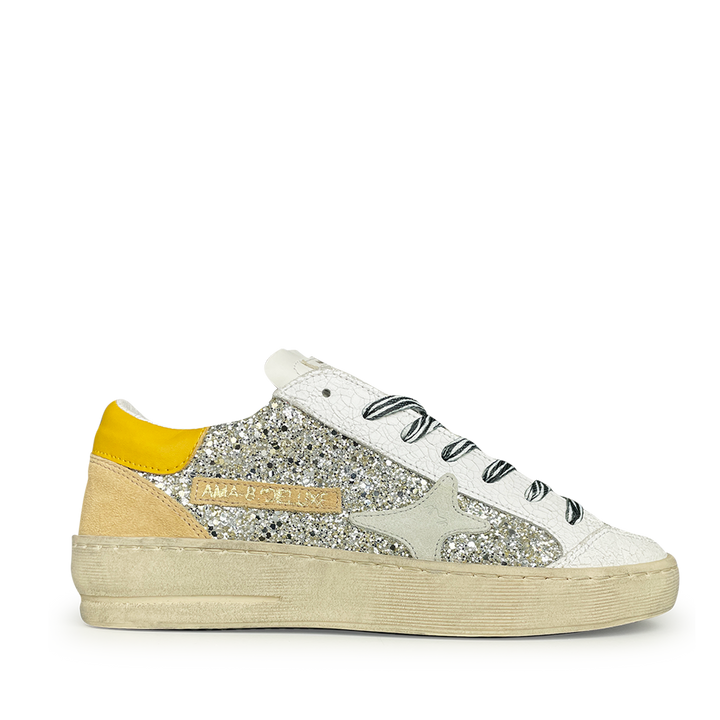 Sneaker zilver glitter