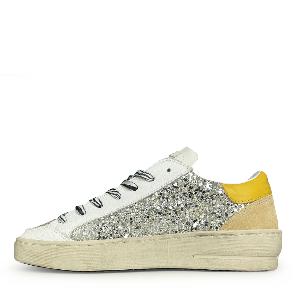 Sneaker zilver glitter