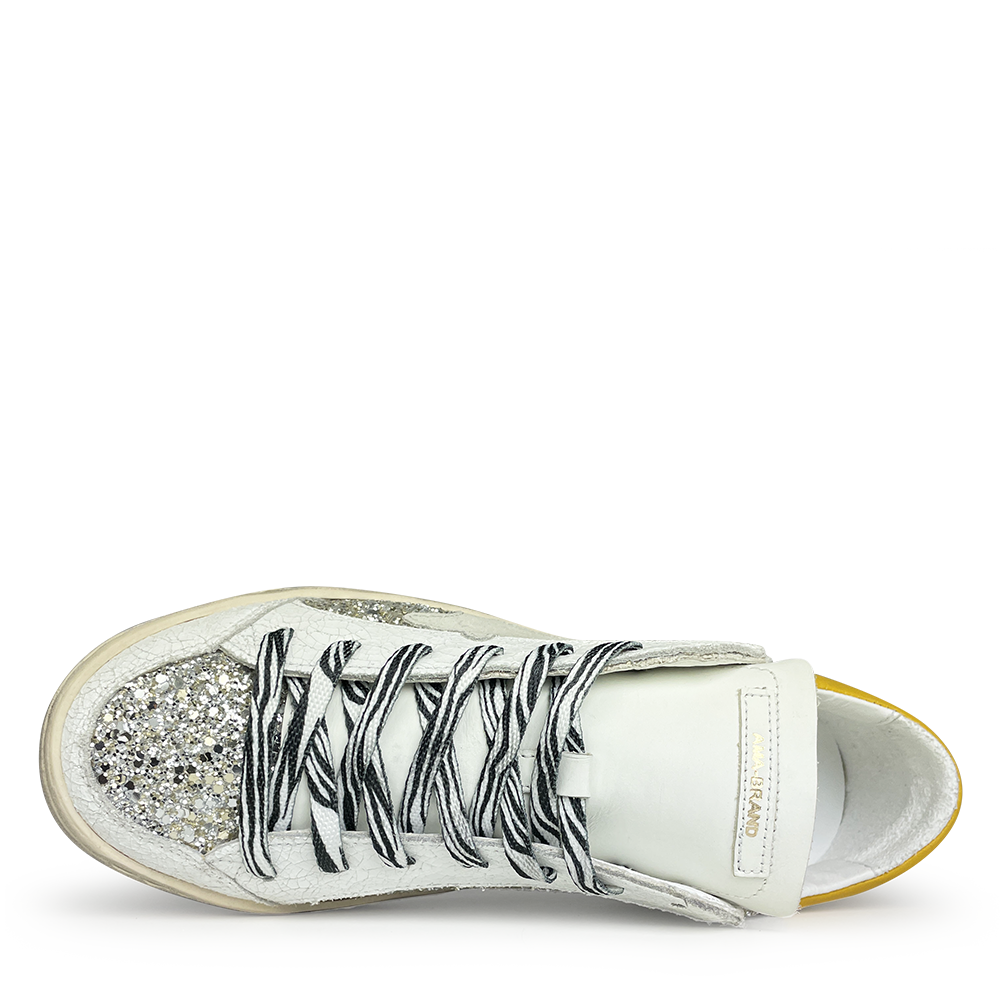 Sneaker zilver glitter