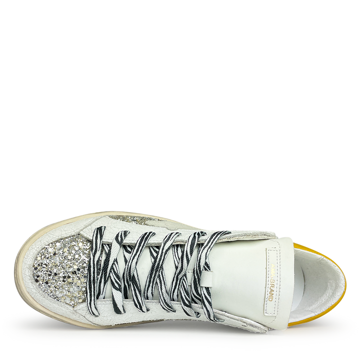 Sneaker zilver glitter