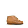 Lace-up shoe cognac