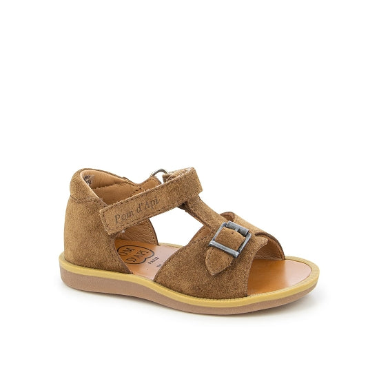 Sandal brown velvet