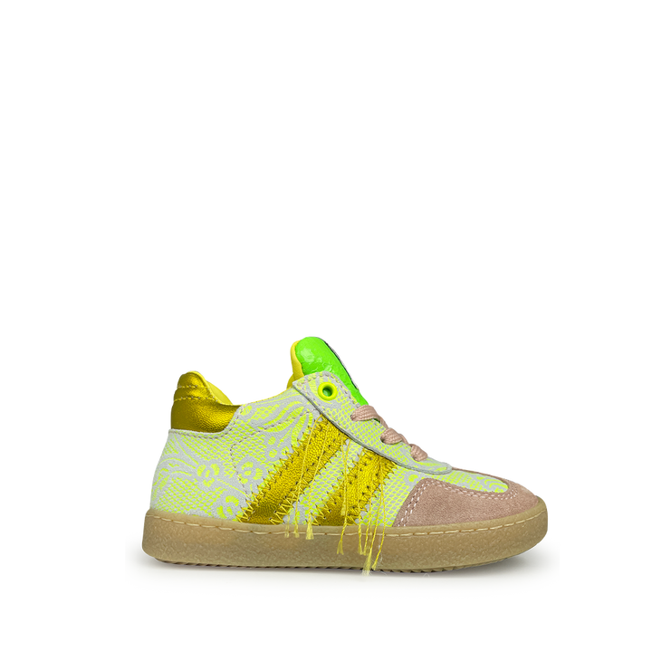 Sneaker yellow and gold