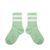 Sporty socks with stripes - verbena