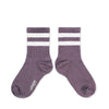 Sporty socks with stripes - glycine de japon