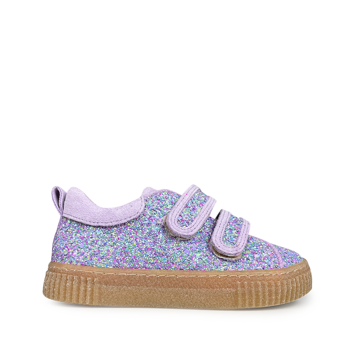 Sneaker lila glitter