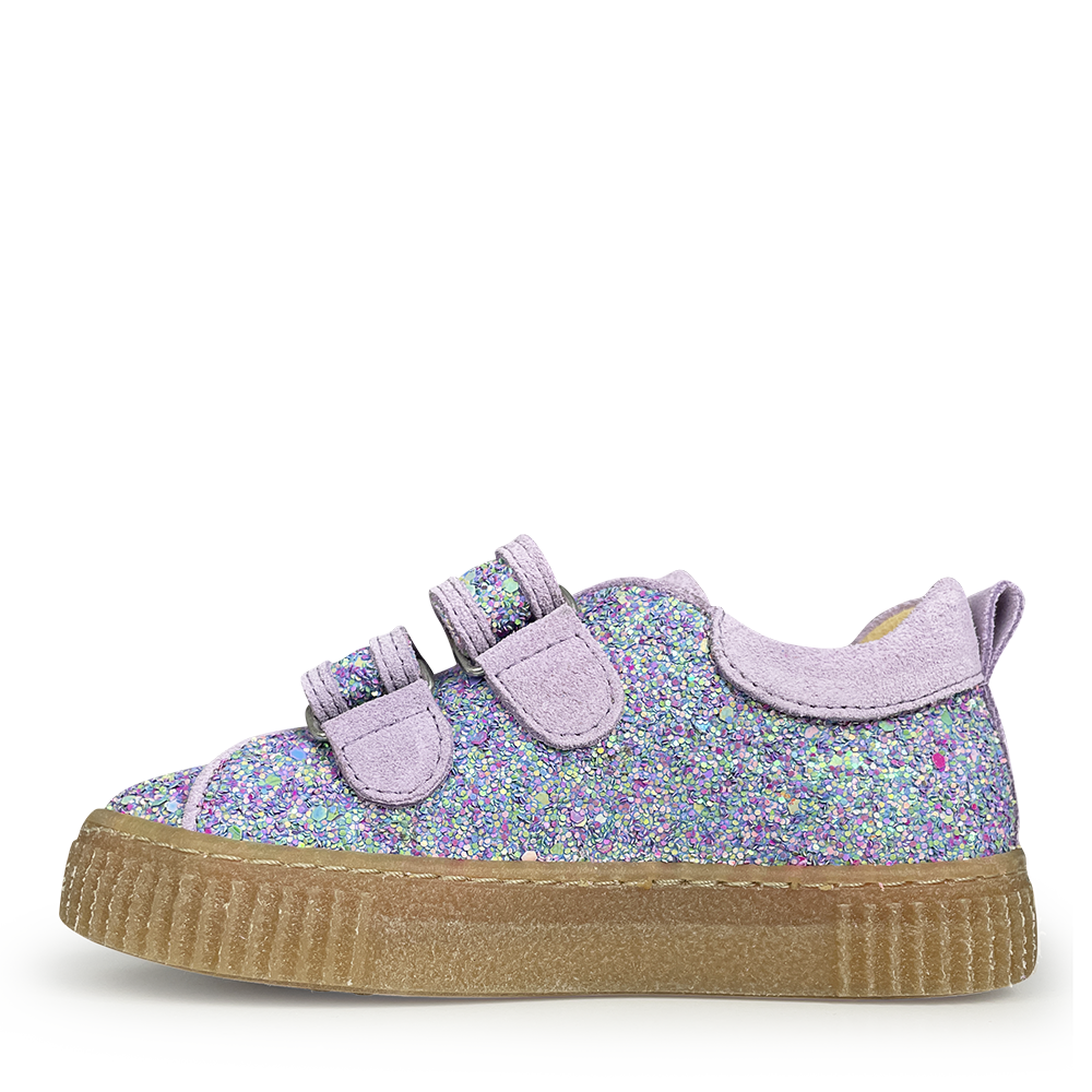 Sneaker lila glitter