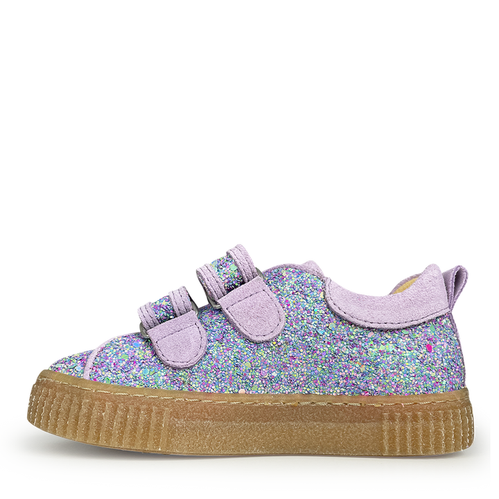 Sneaker purple glitter