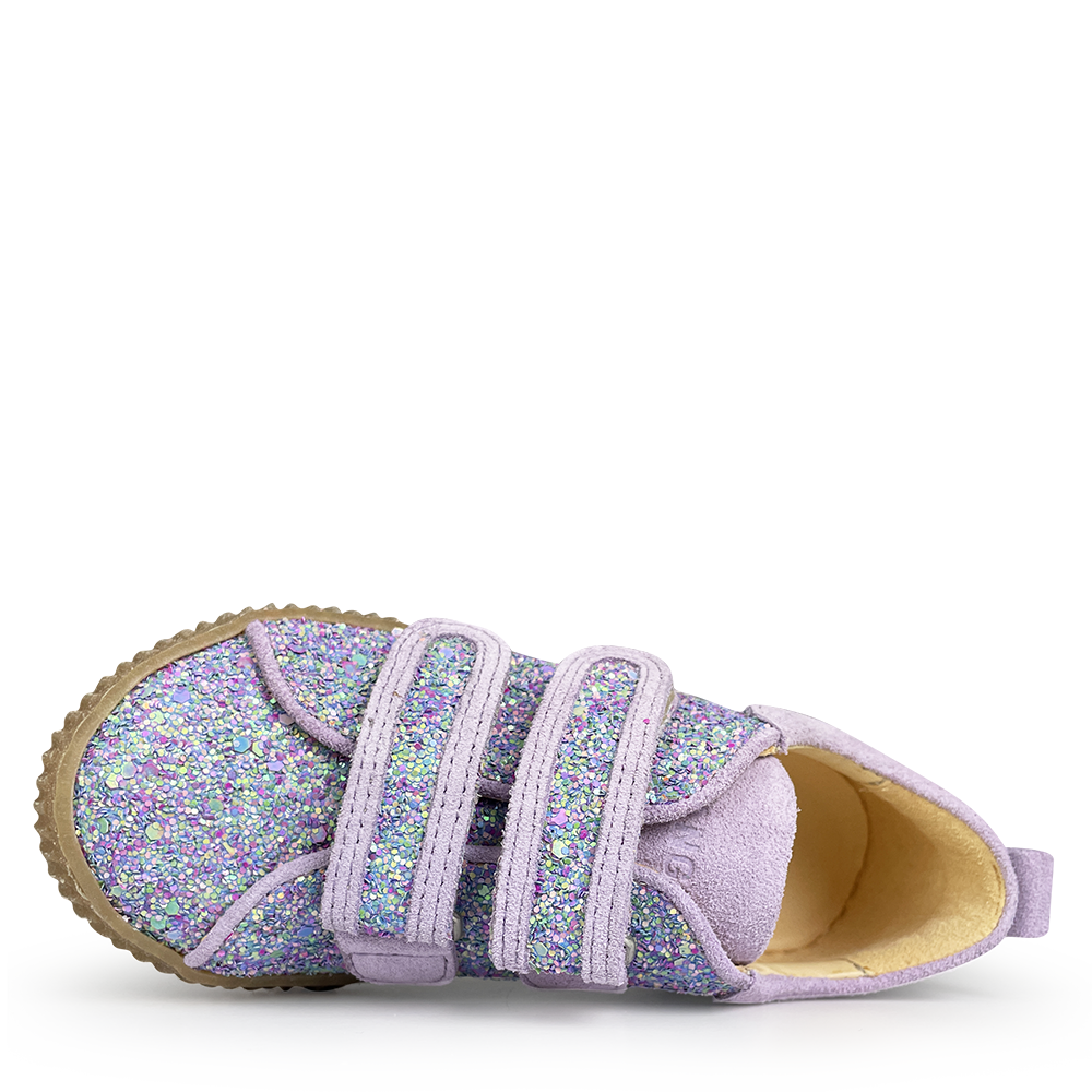 Sneaker lila glitter