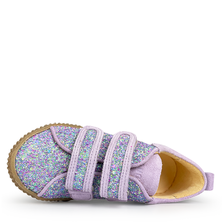 Sneaker lila glitter