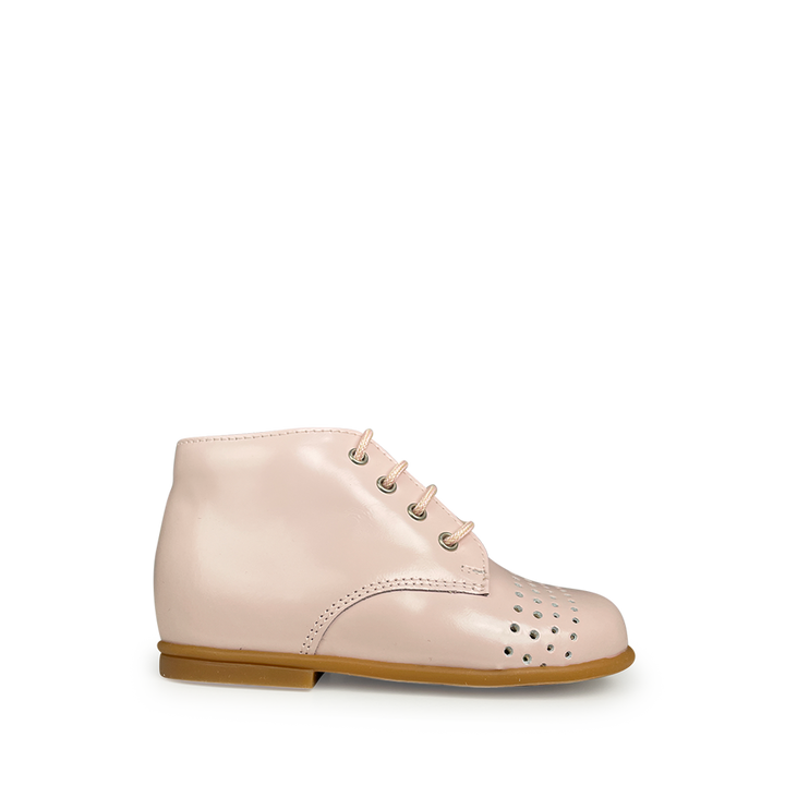 Lace-up shoe soft pink