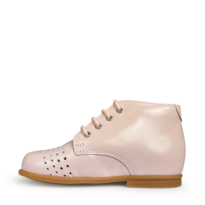 Lace-up shoe soft pink